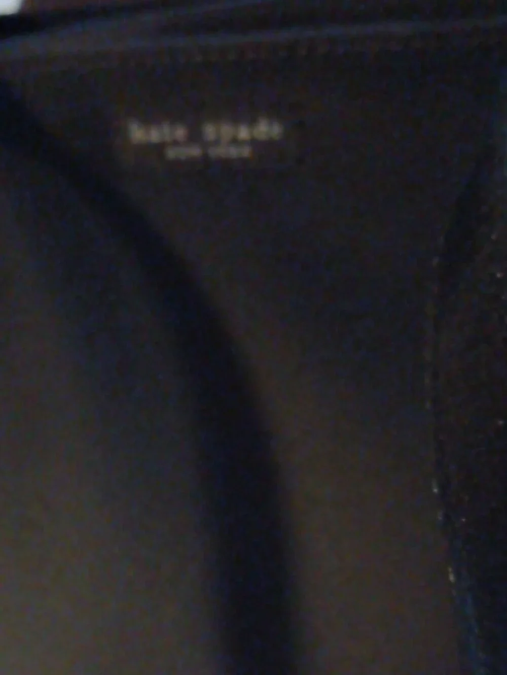 kate Spade Black Fabric Small Satchel
